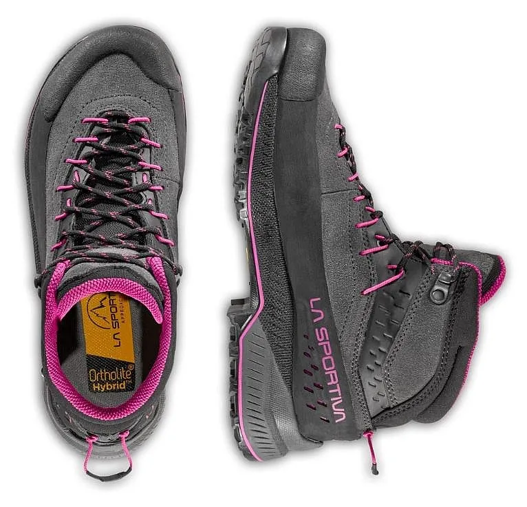 shoes La Sportiva TX4 Evo Mid GTX - Carbon/Springtime - women´s