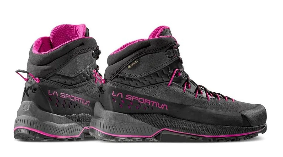 shoes La Sportiva TX4 Evo Mid GTX - Carbon/Springtime - women´s