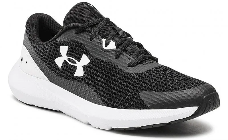 shoes Under Armour Surge 3 - 001/Black/White - men´s