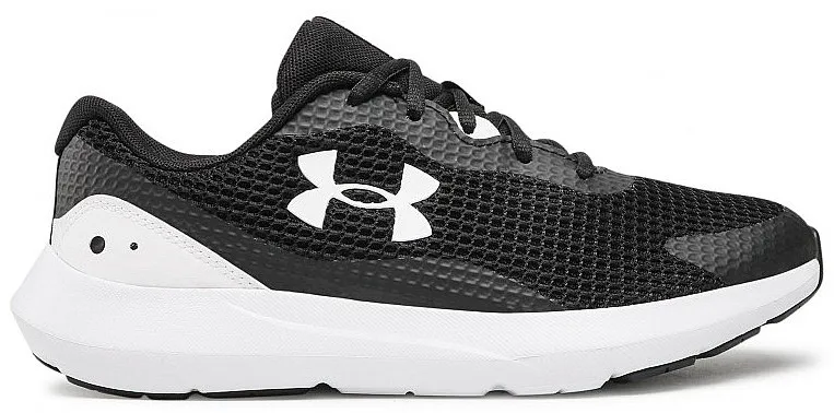 shoes Under Armour Surge 3 - 001/Black/White - men´s