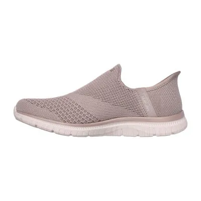 Skechers Womens Virtue Sleek Hands Free Slip-Ins Slip-On Walking Shoes