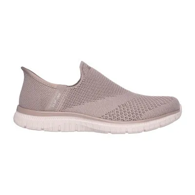 Skechers Womens Virtue Sleek Hands Free Slip-Ins Slip-On Walking Shoes