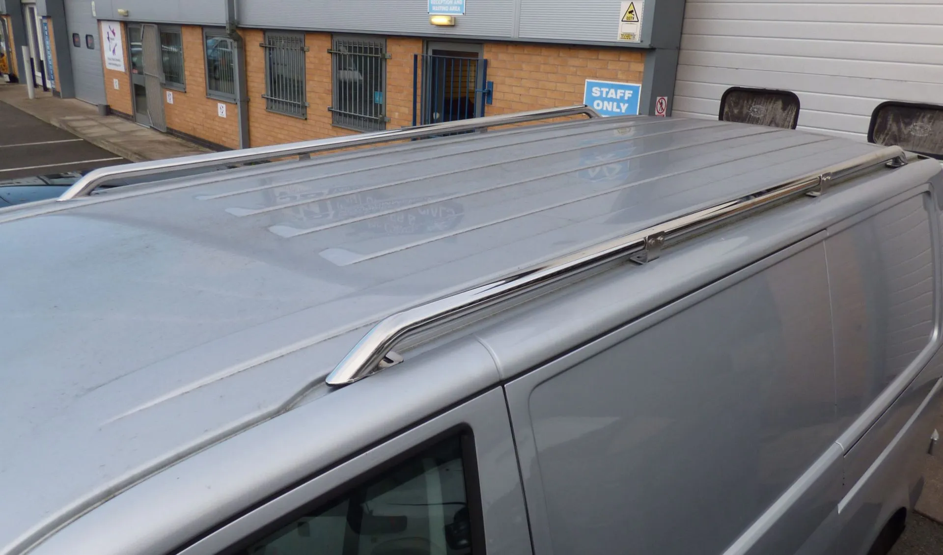 Stainless Steel OE Style Roof Rails for the Volkswagen Transporter T6 LWB