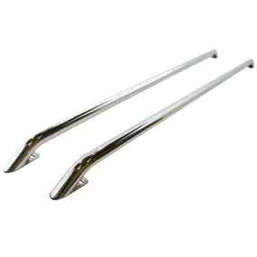 Stainless Steel OE Style Roof Rails for the Volkswagen Transporter T6 SWB