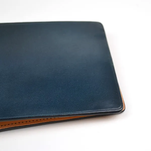 The Blue Bi-fold Wallet by Il Bussetto