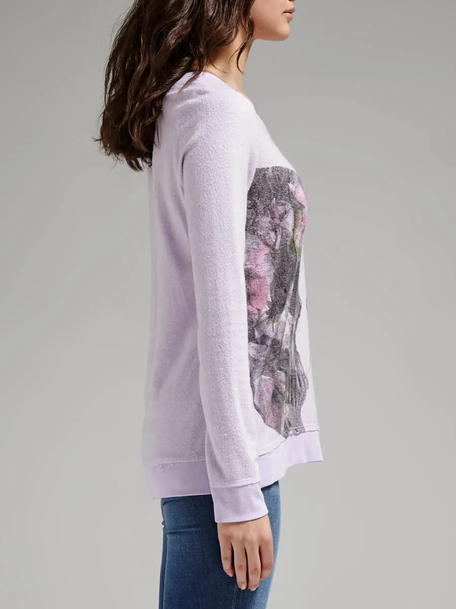 Twin Skulls Crew Neck Sweatshirt