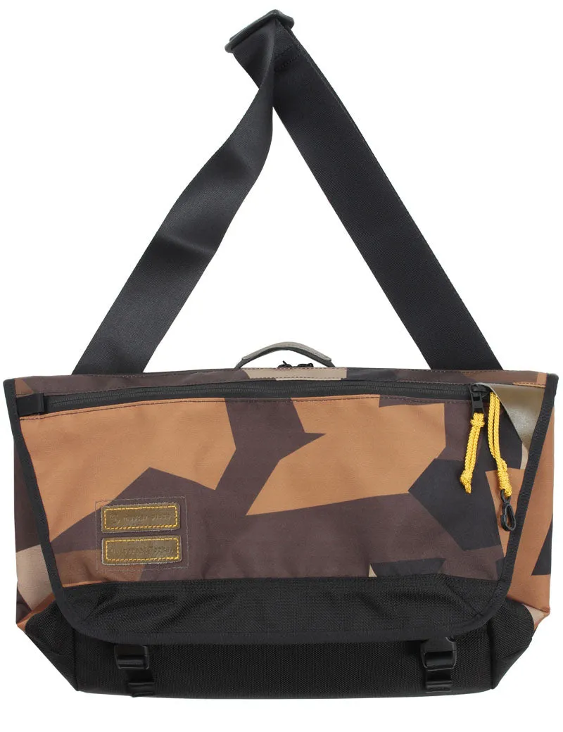 Universal Works X Master-Piece Courier Bag Recycled Tech Canvas Camo