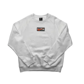 White Kith x Nike Box Logo Sweatshirt - Large