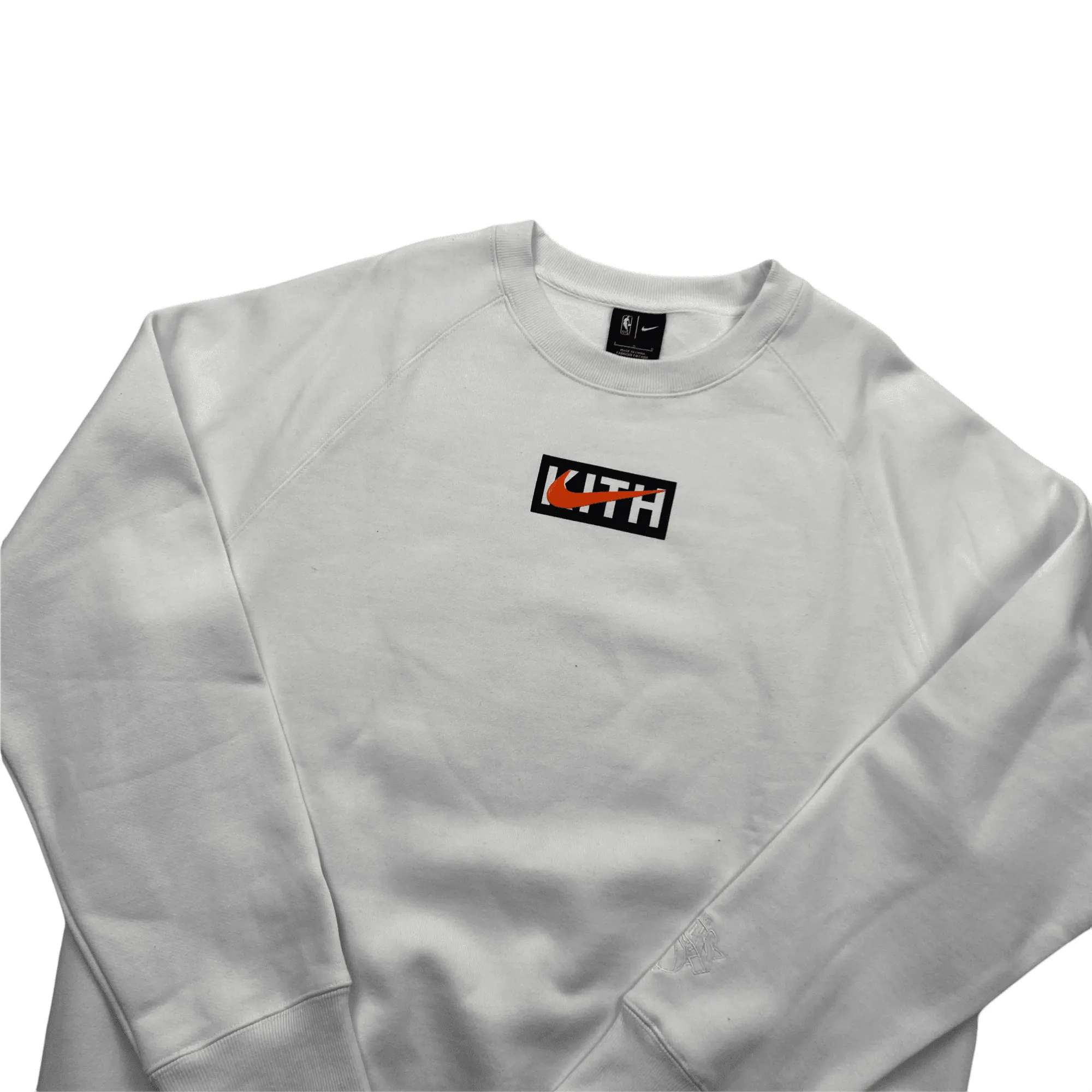 White Kith x Nike Box Logo Sweatshirt - Large