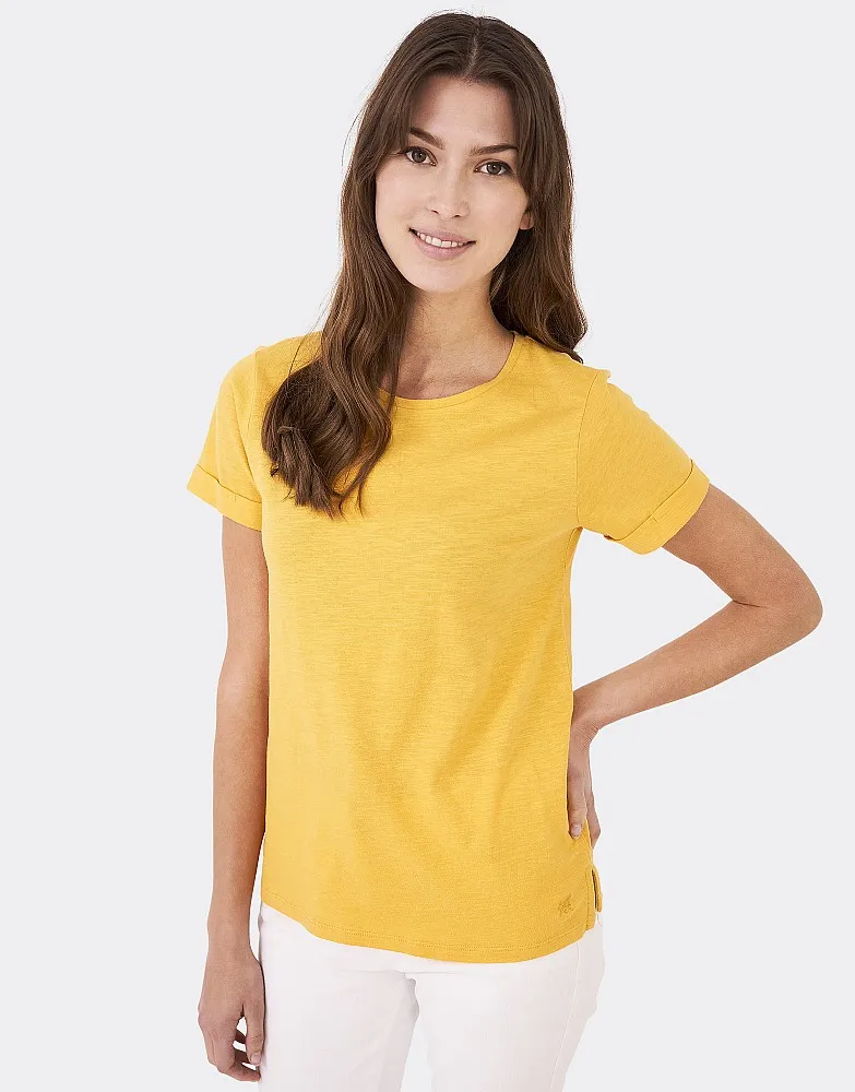 Women's Perfect Crew Neck Slub T-Shirt from Crew Clothing Company