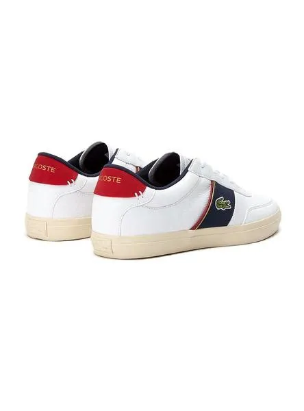 zapatillas lacoste court-master blanco hombre