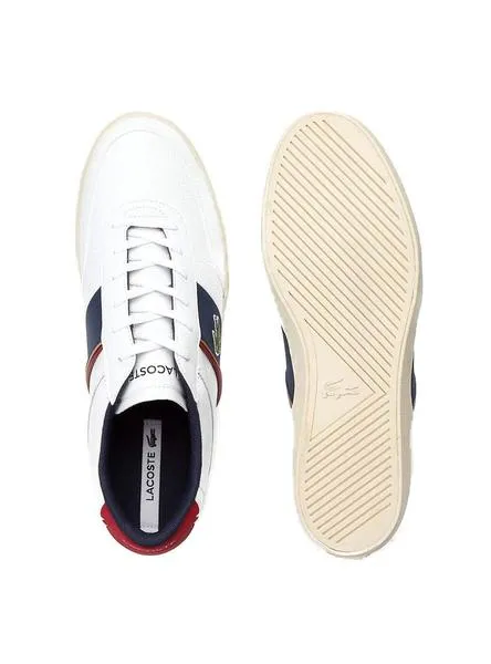 zapatillas lacoste court-master blanco hombre